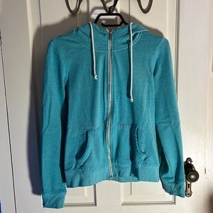 Blue Zip Up Hoodie